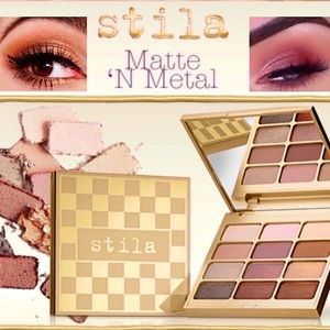 stila Matte 'N Metal Eye Shadow Palette, 0.42 oz./ 12 g